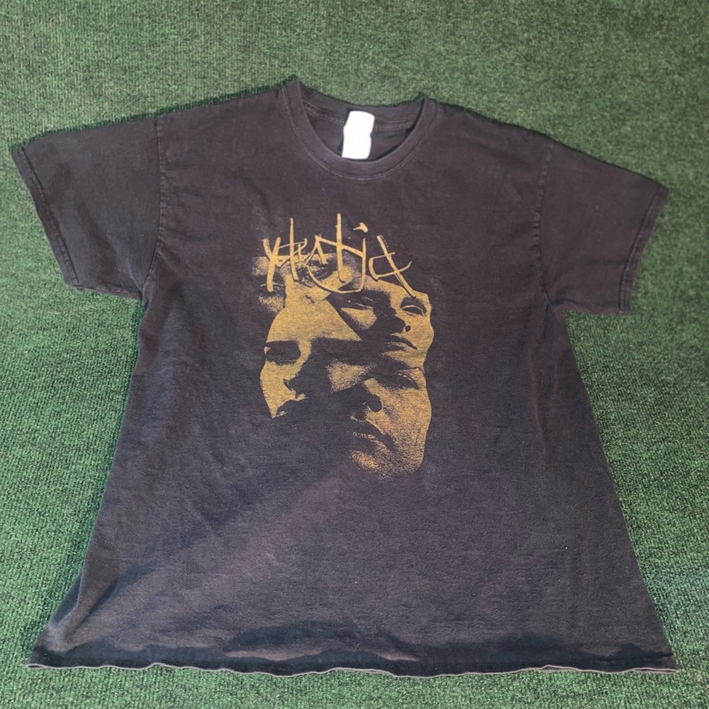 Y2K Gildan Yob Band T Shirt Men's Size Large Black And Gold